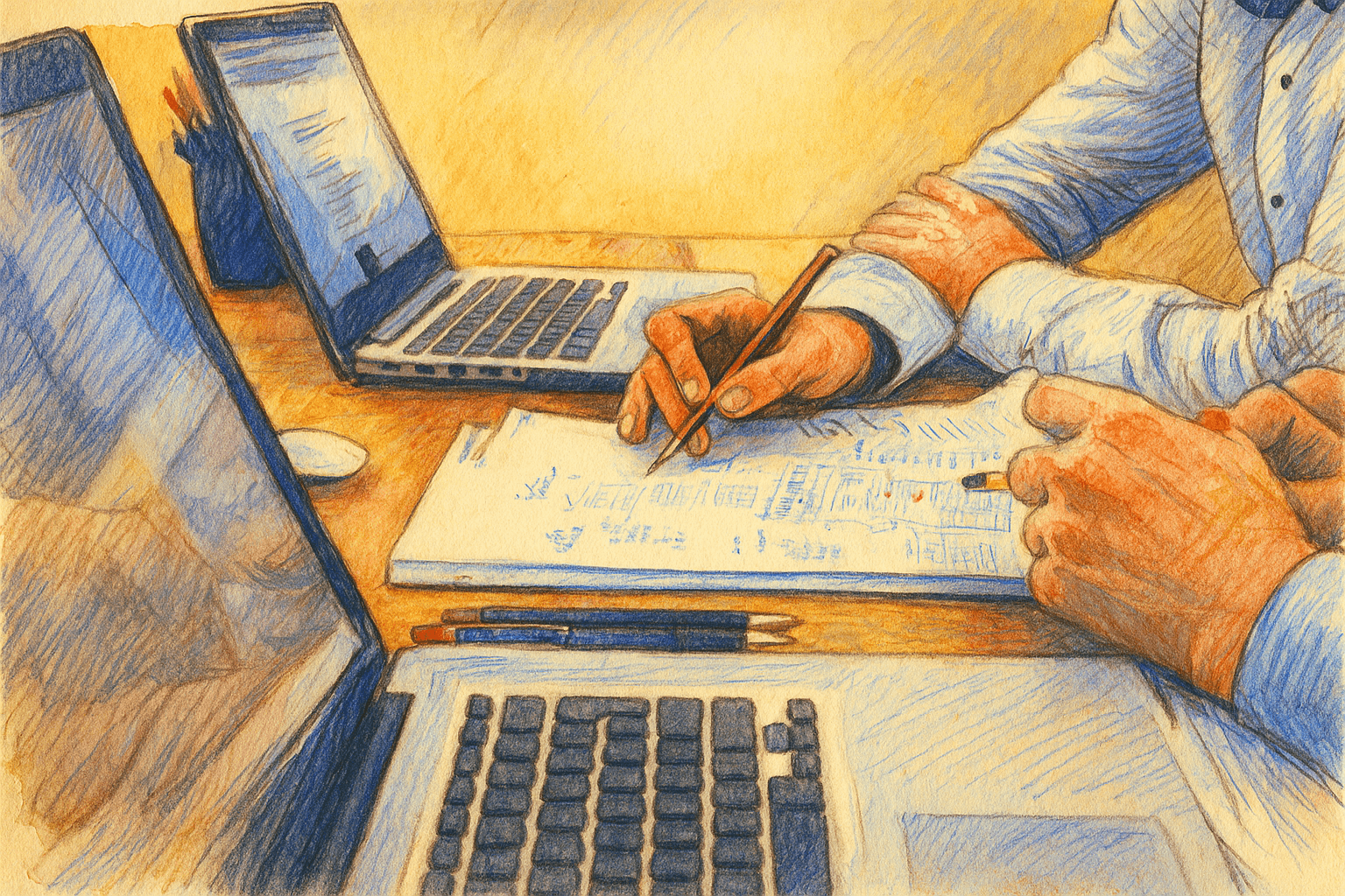 Professional energy consultants analyzing business solutions in a modern office setting
