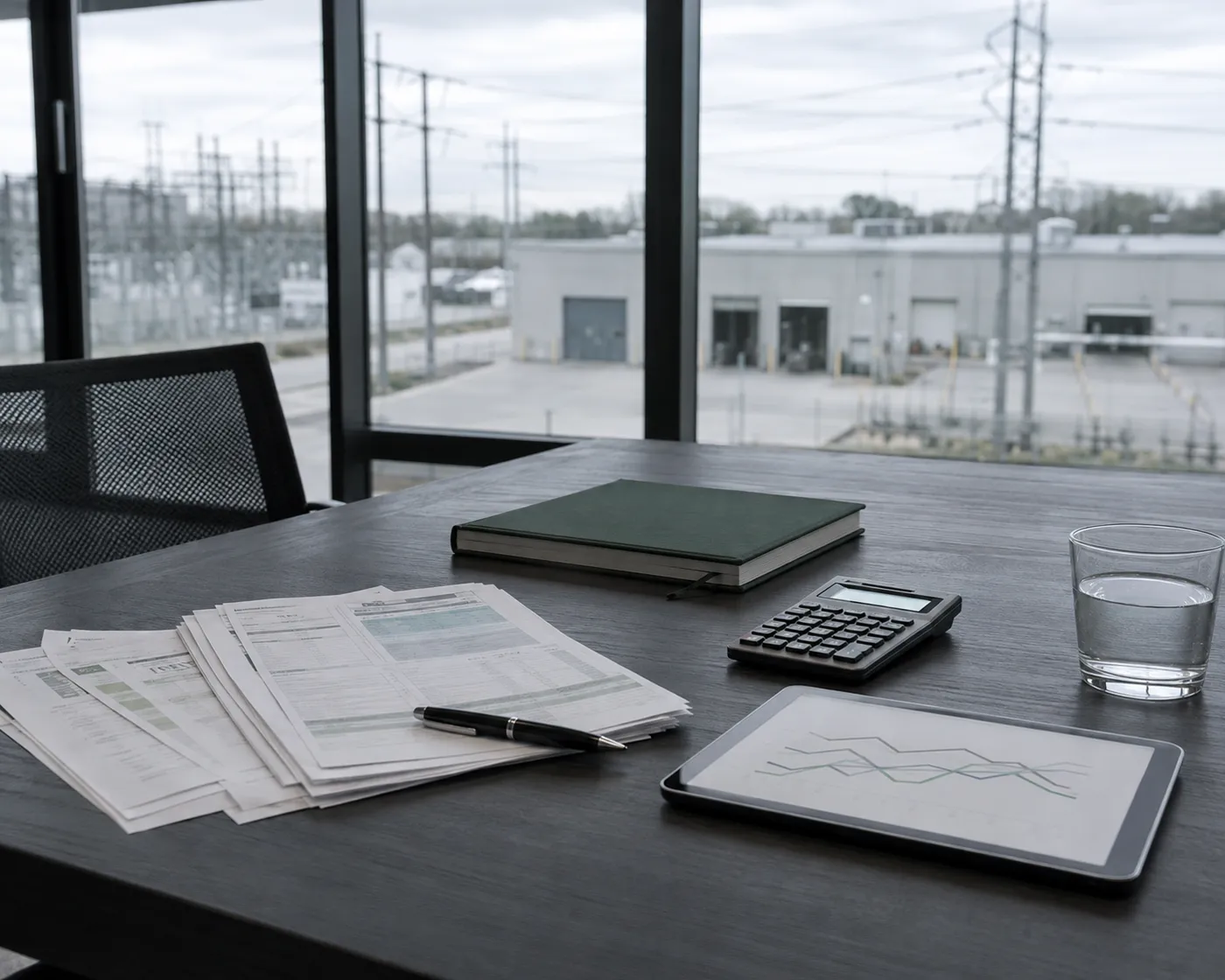 Commercial energy documents prepared for a business review